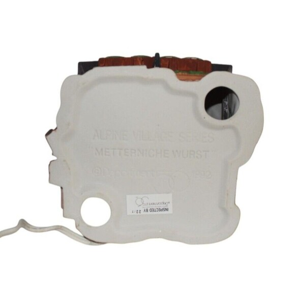 Dept 56 Alpine Village Metterniche Wurst 56190 Sausage Butcher Shop retired 1997 - Picture 5 of 9